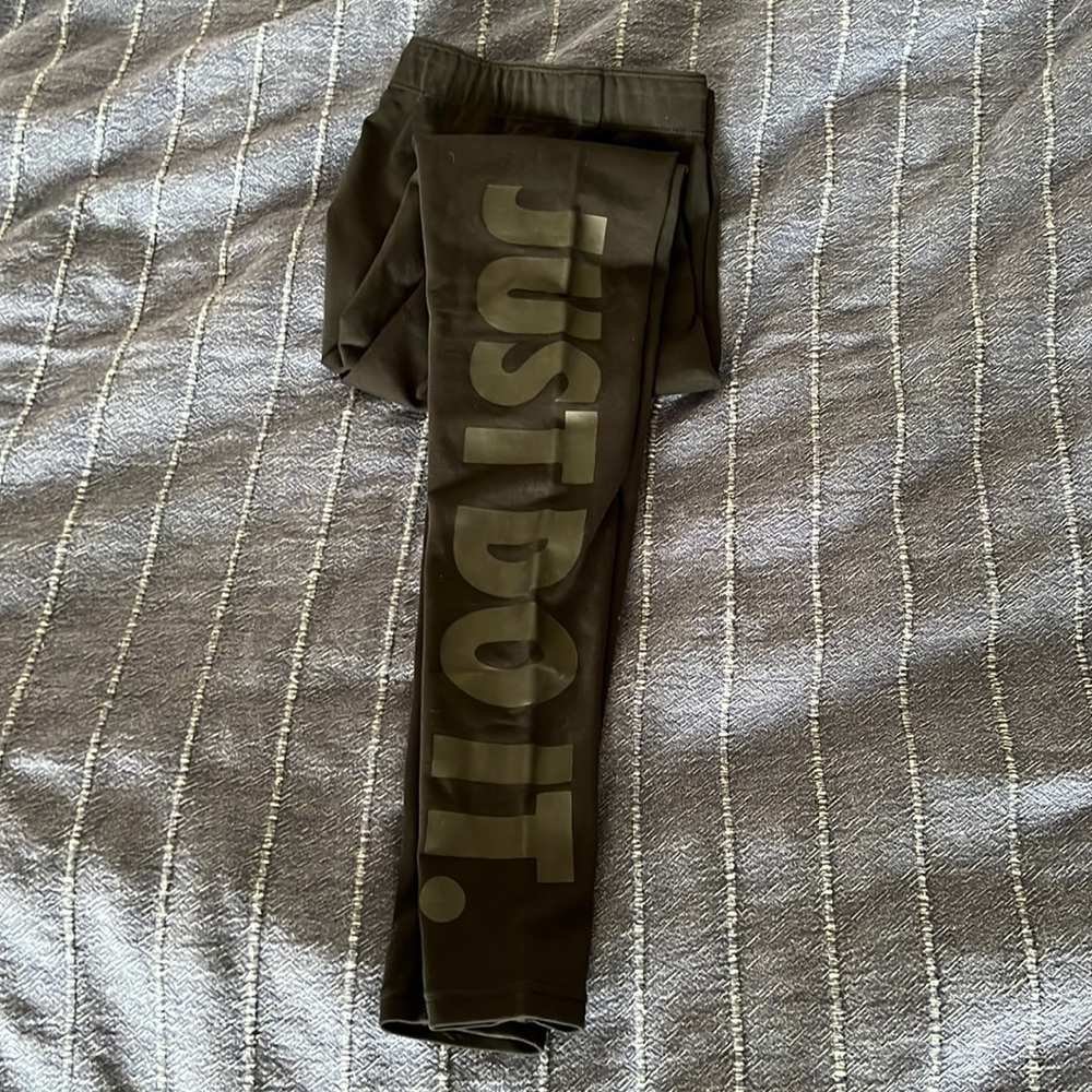 XS Nike Black Leggings “Just Do It”